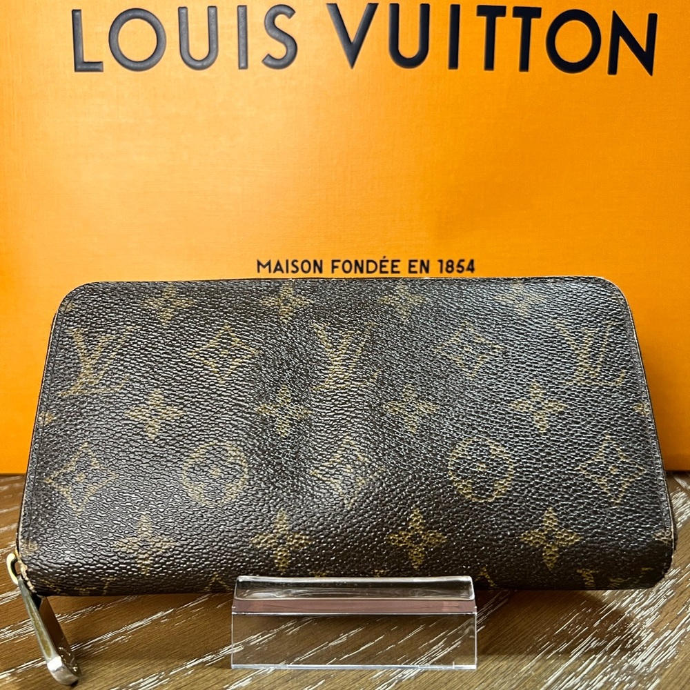 Louis Vuitton Brown Monogram Zippy Wallet A115 - Picture 1 of 14